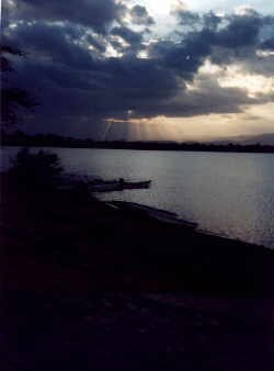 Sunrise over Lake Naivasha July 25, 2002