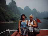 Naomi and Naomi (Grandmother & Granddaughter) cruising on the Guilin.